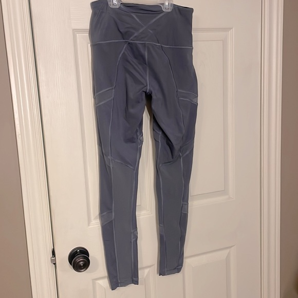 Grey Victorias Secret leggings with cute mesh cutouts - Picture 2 of 5